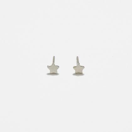 Tiny Star Silver Studs,sterling Silver,stud..