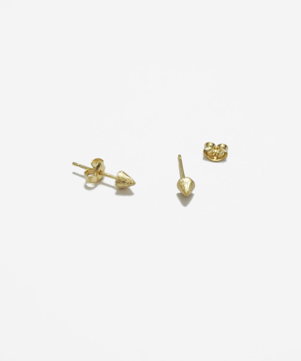 Gold Mini Spike Earrings,sterling Silver,simple Earrings,tiny Earrings,minimal Earrings,delicate Earrings,bridesmaids Gift,gift,gge50