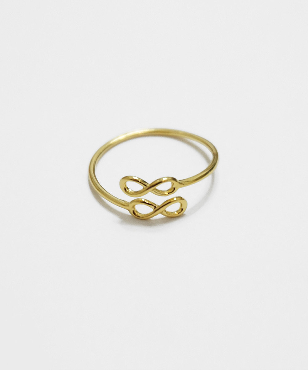 Gold Infinity Simple Ring,sterling Silver Ring,adjustable Ring,stack Ring,rose Gold Ring,forever Love,holiday Gift,gift For Her,ggr28